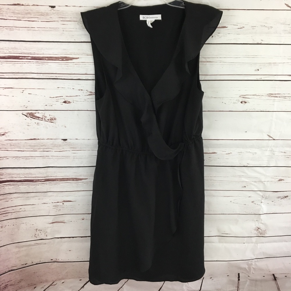 BCBGeneration Ruffled Wrap Dress - Picture 2 of 7